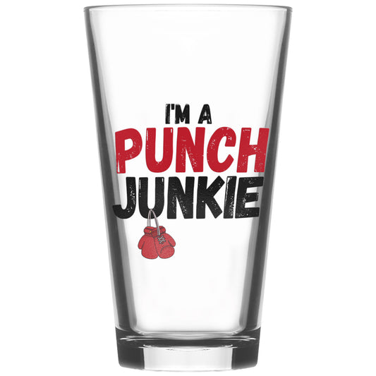 The Punch Junkie™ 16oz Pint Glass